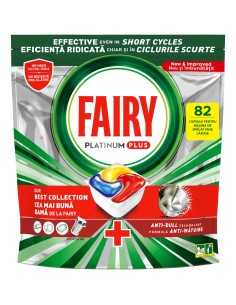 Pachet detergent pentru masina de spalat vase Fairy Platinum Plus, 2 x 82 spalari