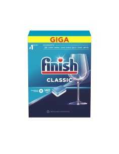 Detergent de vase pentru masina de spalat Finish Classic, 140 tablete