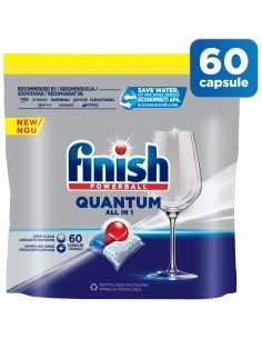 Detergent capsule pentru masina de spalat vase Finish Quantum All in One, 60 spalari