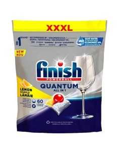 Detergent capsule pentru masina de spalat vase Finish Quantum All in One Lemon, 60 spalari