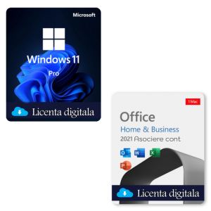 Pachet Windows 11 Professional + Office 2021 HB Binding Mac