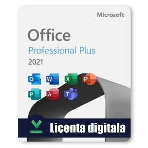 Office 2021 Professional Plus, 5 dispozitive - licenta digitala